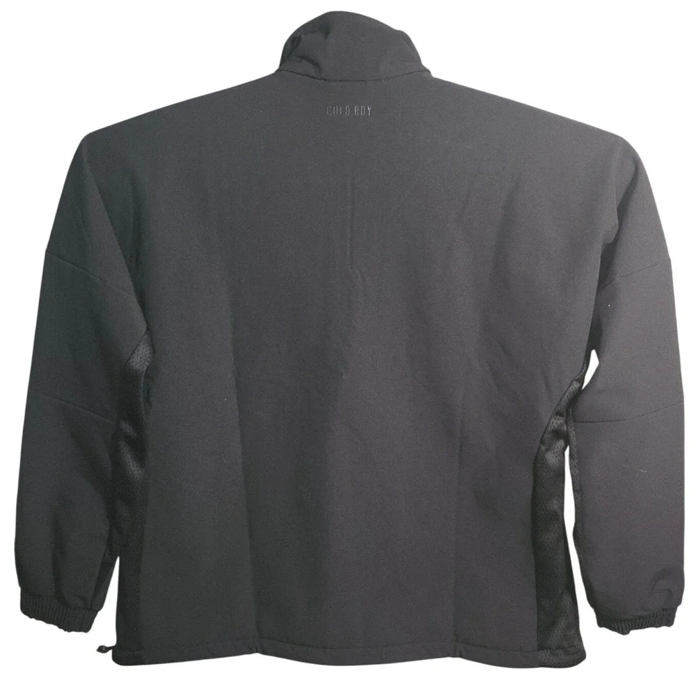 Adidas COLD.RDY Quarter‎ Zip Pullover Black Mesh Panel Fleece Lined Mens Medium